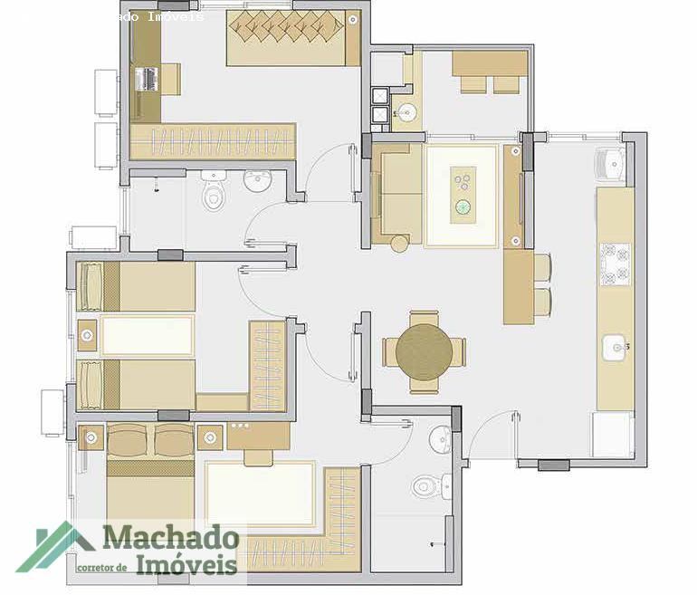 Apartamento, 3 quartos, 81 m² - Foto 6