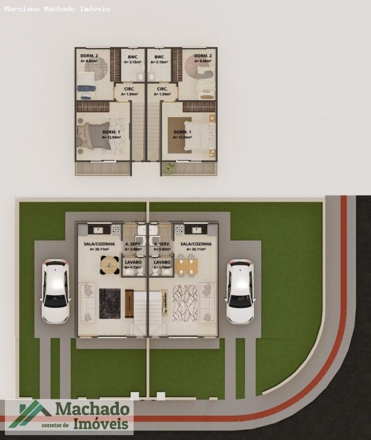 Sobrado, 2 quartos - Foto 11